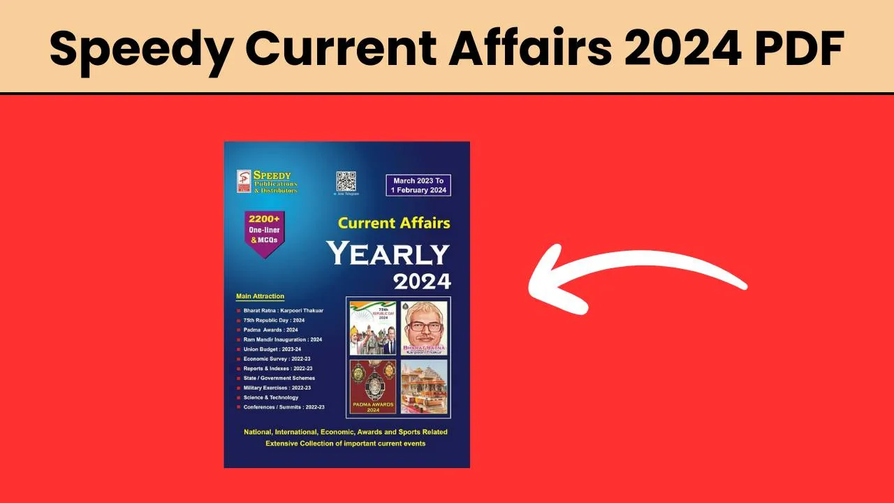[Book] Speedy Current Affairs 2024 PDF Hindi & English